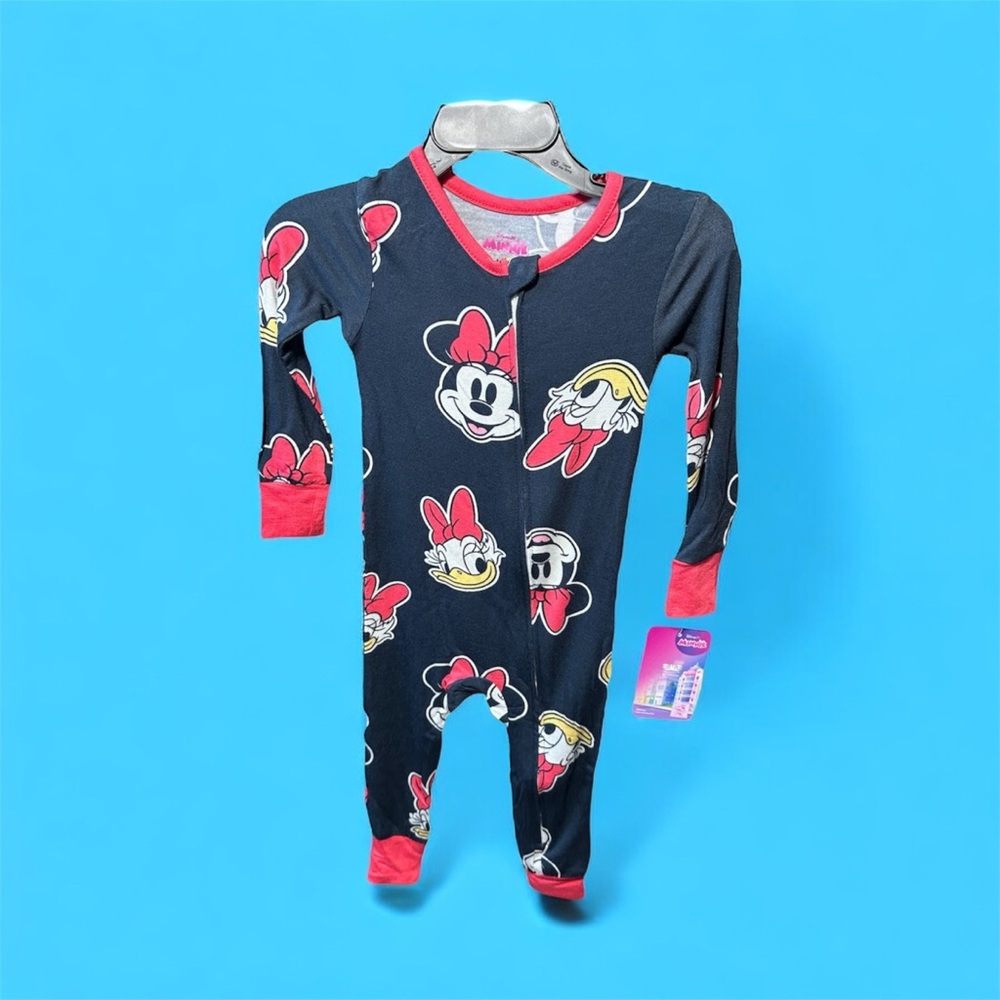 Girls' Minnie Mouse Footless Sleepsuit – Long Sleeve 18M
